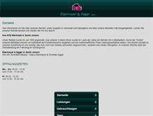 Tablet Screenshot of ebermayer-egger.com